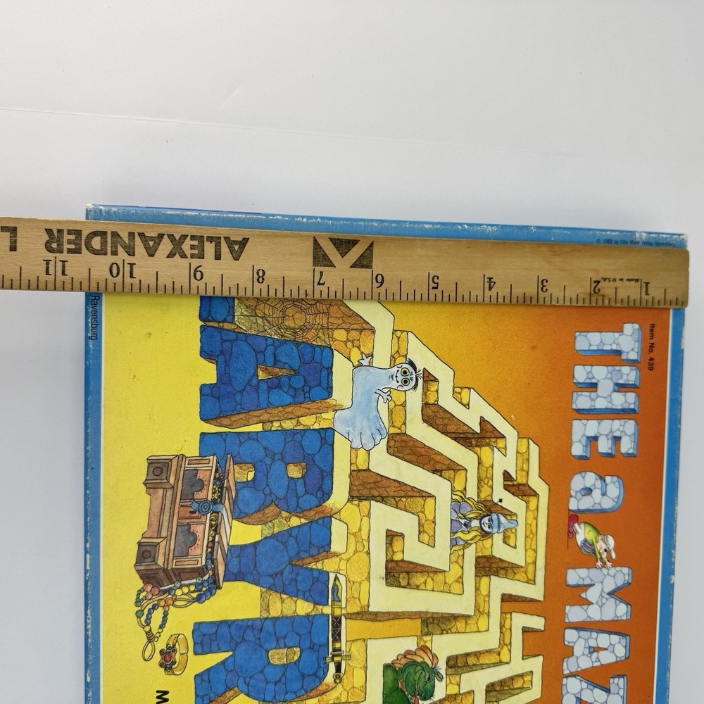 Vintage 1988 Ed.Ravensburger Labyrinth Board Game By Otto Maier Verlag Complete - Picture 14 of 16
